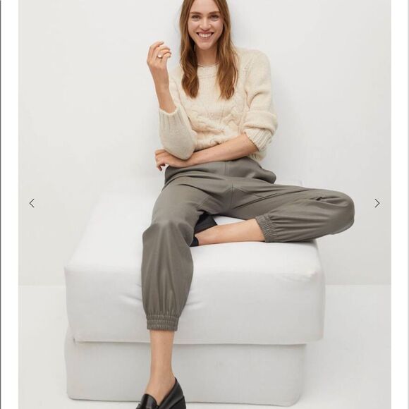 MNG Faux-leather pants - Picture 3 of 7